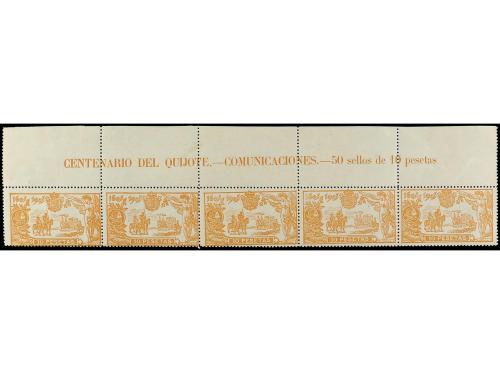 ** ESPAÑA. Ed. 259, 260, 263, 265 y 266 (5). 15 cts., 25 cts