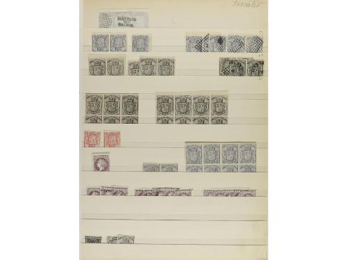 LOTES y COLECCIONES. ESPAÑA VARIOS. Pequeño stock montado en