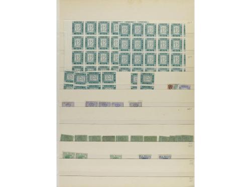 LOTES y COLECCIONES. ESPAÑA VARIOS. Pequeño stock montado en