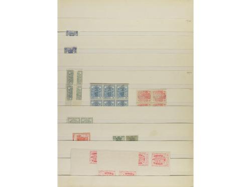 LOTES y COLECCIONES. ESPAÑA VARIOS. Pequeño stock montado en