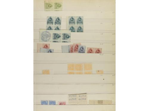 LOTES y COLECCIONES. ESPAÑA VARIOS. Pequeño stock montado en