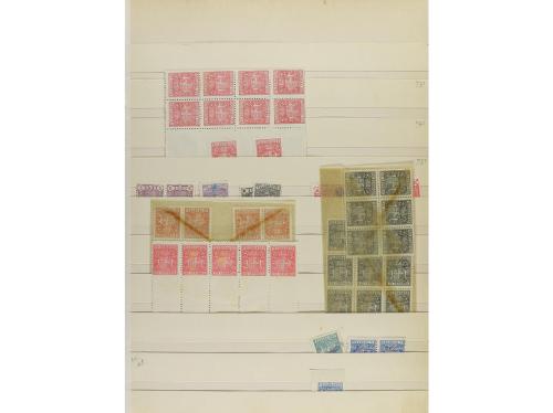 LOTES y COLECCIONES. ESPAÑA VARIOS. Pequeño stock montado en