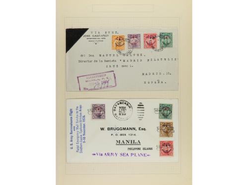 ✉ LOTES y COLECCIONES. 1925-32. FILIPINAS. Conjunto de 25 ca