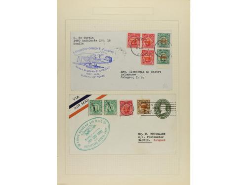 ✉ LOTES y COLECCIONES. 1925-32. FILIPINAS. Conjunto de 25 ca