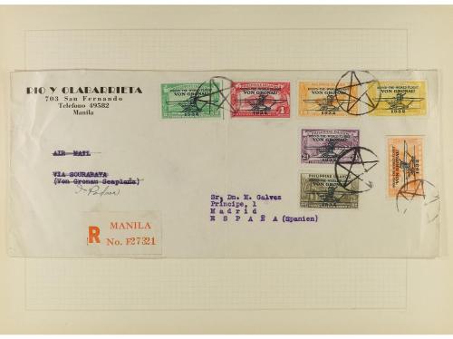 ✉ LOTES y COLECCIONES. 1925-32. FILIPINAS. Conjunto de 25 ca