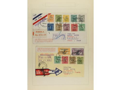 ✉ LOTES y COLECCIONES. 1925-32. FILIPINAS. Conjunto de 25 ca