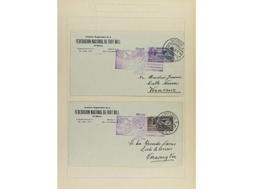 ✉ LOTES y COLECCIONES. 1929-31. MÉXICO. Conjunto de 10 carta