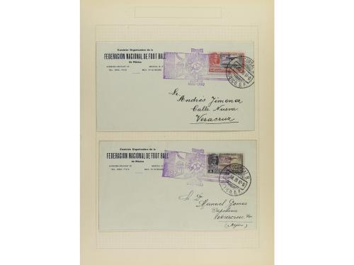 ✉ LOTES y COLECCIONES. 1929-31. MÉXICO. Conjunto de 10 carta