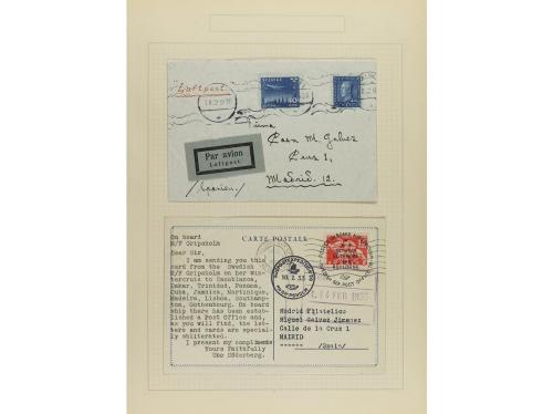 ✉ LOTES y COLECCIONES. 1928-35. SUECIA. Conjunto de 11 carta