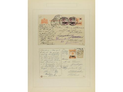 ✉ LOTES y COLECCIONES. 1928-33. HOLANDA. Conjunto de 9 carta