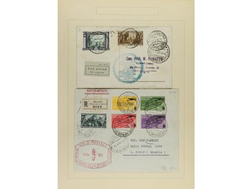 ✉ LOTES y COLECCIONES. 1917-33. ITALIA. Conjunto de15 cartas