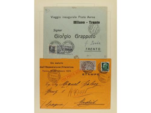 ✉ LOTES y COLECCIONES. 1917-33. ITALIA. Conjunto de15 cartas