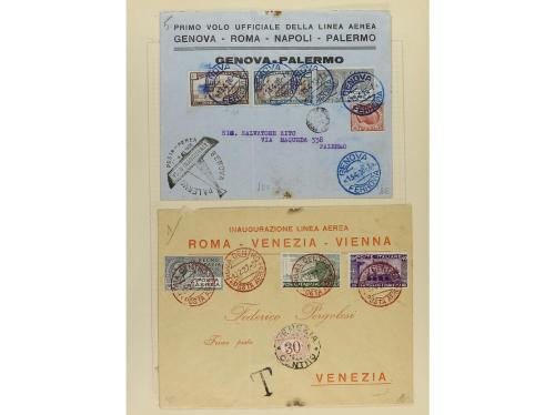 ✉ LOTES y COLECCIONES. 1917-33. ITALIA. Conjunto de15 cartas