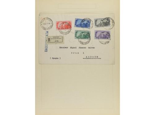 ✉ LOTES y COLECCIONES. 1917-33. ITALIA. Conjunto de15 cartas