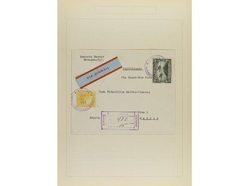 ✉ LOTES y COLECCIONES. 1931-34. NICARAGUA. Conjunto de 20 ca