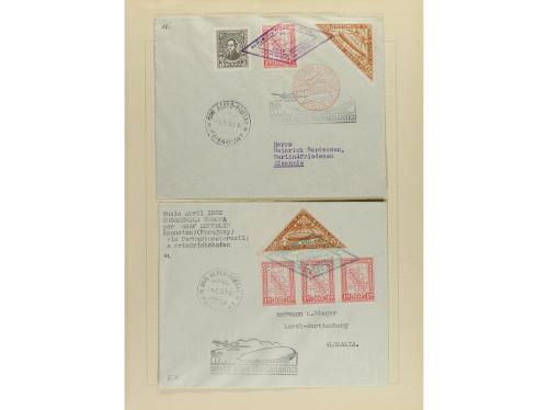 ✉ LOTES y COLECCIONES. 1928-33. AIR MAILS. Conjunto de 32 ca