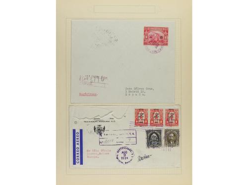 ✉ LOTES y COLECCIONES. 1928-33. AIR MAILS. Conjunto de 32 ca