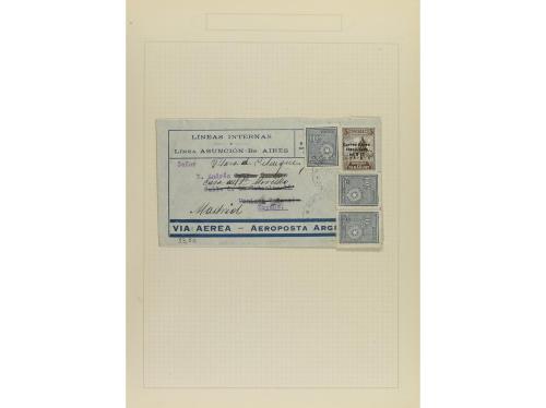 ✉ LOTES y COLECCIONES. 1928-33. AIR MAILS. Conjunto de 32 ca