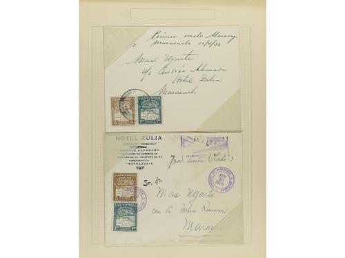 ✉ LOTES y COLECCIONES. 1928-33. AIR MAILS. Conjunto de 32 ca