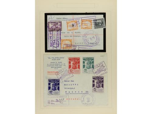 ✉ LOTES y COLECCIONES. 1928-33. AIR MAILS. Conjunto de 32 ca