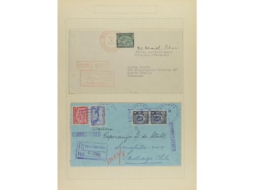 ✉ LOTES y COLECCIONES. 1928-33. AIR MAILS. Conjunto de 32 ca