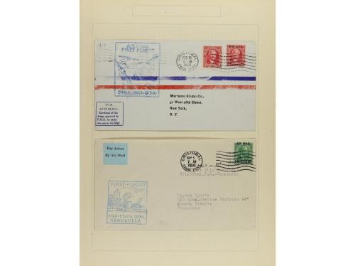 ✉ LOTES y COLECCIONES. 1928-33. AIR MAILS. Conjunto de 32 ca