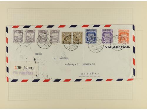 ✉ LOTES y COLECCIONES. 1928-33. AIR MAILS. Conjunto de 32 ca