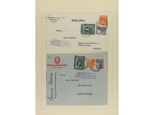 ✉ LOTES y COLECCIONES. 1928-33. AIR MAILS. Conjunto de 32 ca