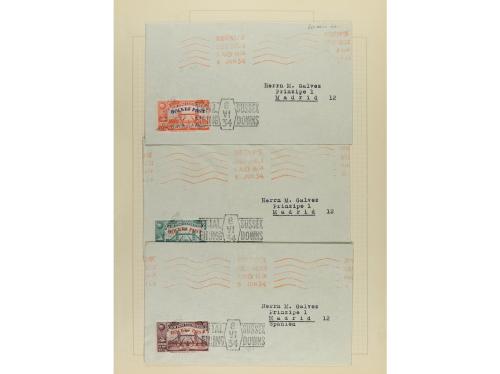 ✉ LOTES y COLECCIONES. 1923-32. AIR MAILS. Conjunto de 30 ca
