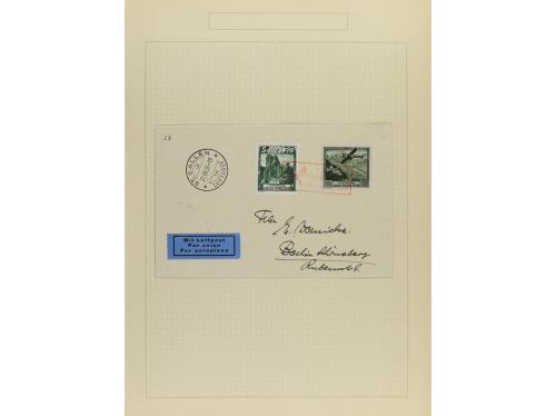 ✉ LOTES y COLECCIONES. 1923-32. AIR MAILS. Conjunto de 30 ca