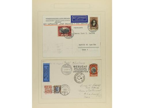 ✉ LOTES y COLECCIONES. 1923-32. AIR MAILS. Conjunto de 30 ca