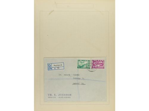✉ LOTES y COLECCIONES. 1923-32. AIR MAILS. Conjunto de 30 ca
