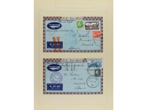 ✉ LOTES y COLECCIONES. 1923-32. AIR MAILS. Conjunto de 30 ca