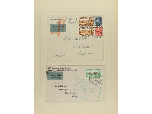 ✉ LOTES y COLECCIONES. 1923-32. AIR MAILS. Conjunto de 30 ca