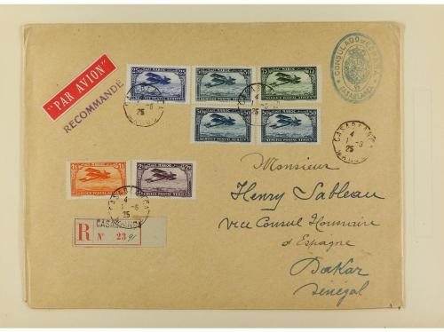 ✉ LOTES y COLECCIONES. 1923-32. AIR MAILS. Conjunto de 30 ca