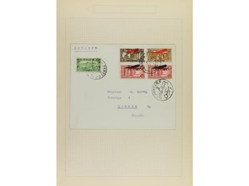 ✉ LOTES y COLECCIONES. 1923-32. AIR MAILS. Conjunto de 30 ca