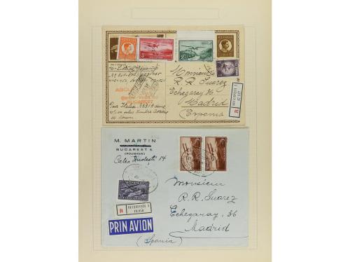 ✉ LOTES y COLECCIONES. 1923-32. AIR MAILS. Conjunto de 30 ca