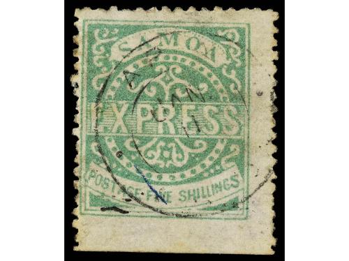 */° SAMOA. Yv. 1/7. 1877. CONJUNTO de 13 sellos, la mayoría 