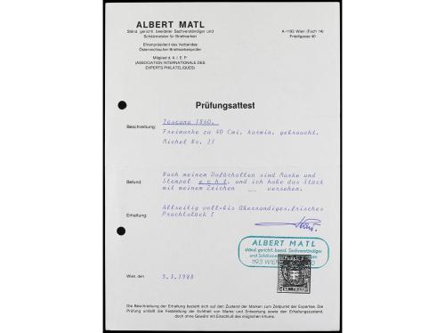 ° ITALIA ANTIGUOS ESTADOS: TOSCANA. 1851-60. Página de álbum