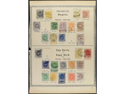 */° COLONIAS PORTUGUESAS. 1871-85. MACAO, INDIA, TIMOR, ANGO