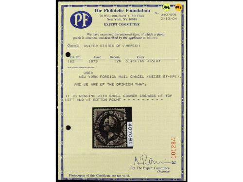 ESTADOS UNIDOS. 1847-1885. Veinte páginas de álbum con sello