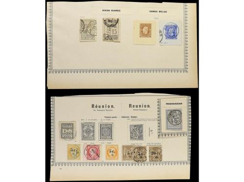 */° LOTES y COLECCIONES. 1850-85. VARIOS. Conjunto de 10 pág