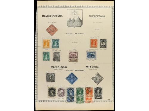 */° CANADA. 1857-87. NEWFOUNLAND, NEW BRUNSWICK, NOVA SCOTIA