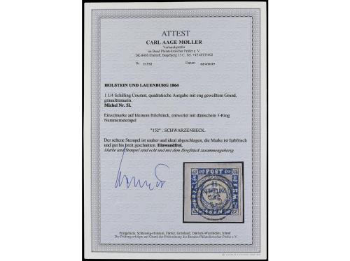 ALEMANIA ANTIGUOS ESTADOS: SCHLESWIG-HOLSTEIN. 1865-66. Pági