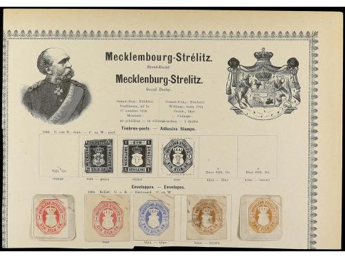 ° ALEMANIA ANTIGUOS ESTADOS: MECKLEMBURGO-SCHWERIN. 1856-64.