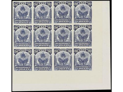 (*) HAITI. Ed. 39/44 (12). 1898. ENSAYOS DE COLOR. Serie com