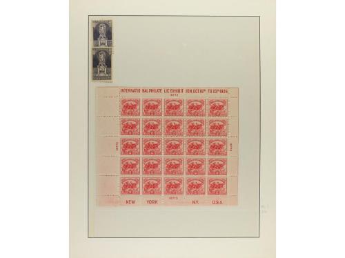 LOTES y COLECCIONES. ESTADOS UNIDOS. Colección en hojas de á