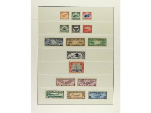 LOTES y COLECCIONES. ESTADOS UNIDOS. Colección en hojas de á