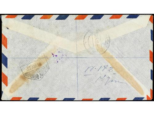 ✉ COLONIAS ESPAÑOLAS: SAHARA. Ed. 78. 1950. Sobre certificad