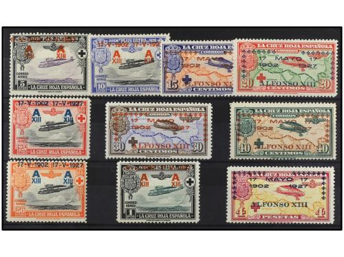 ** ESPAÑA. Ed. 363/72. SERIE COMPLETA. 10 valores. Cat. 405&euro;